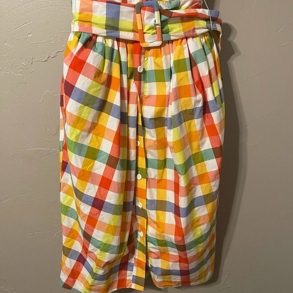 Christopher John Rogers Target Plaid Sundress Sz 2 - Picture 10 of 12